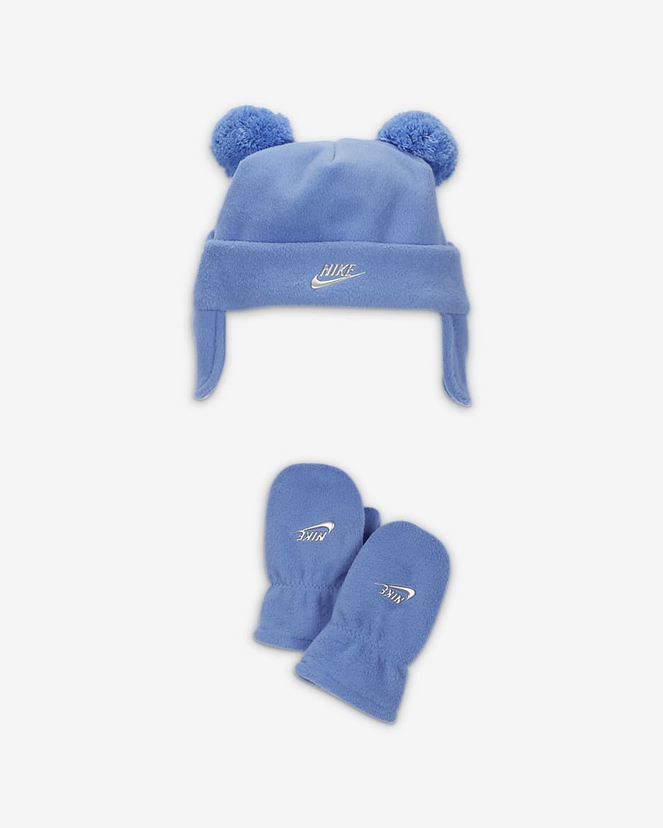 Nike Two Pom Peak Baby Trapper Set Toddler Set. Nike